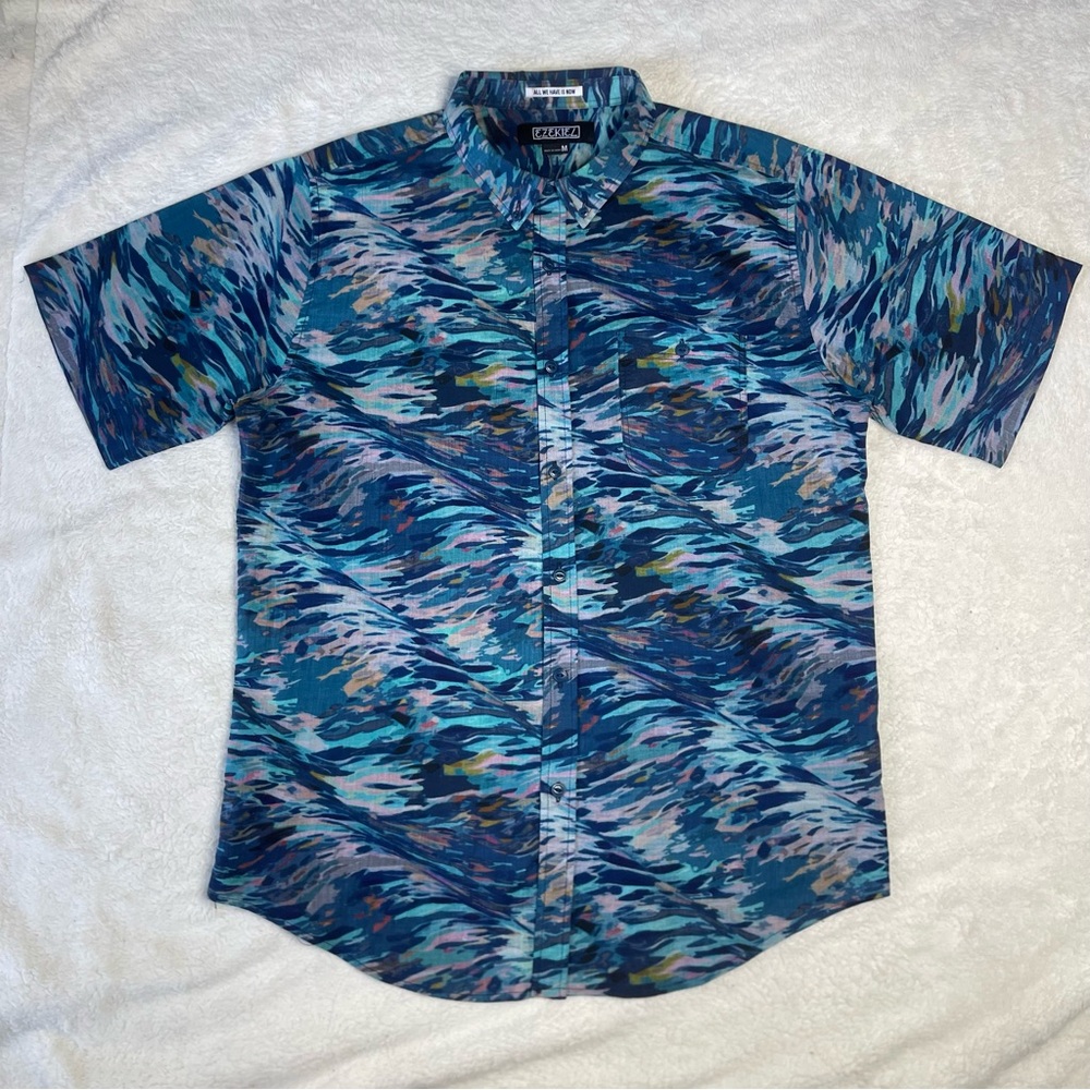 Ezekiel Multicolor Print Button Up Shirt